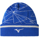 Mizuno Breath Thermo Graphic Beanie Hat - Blue