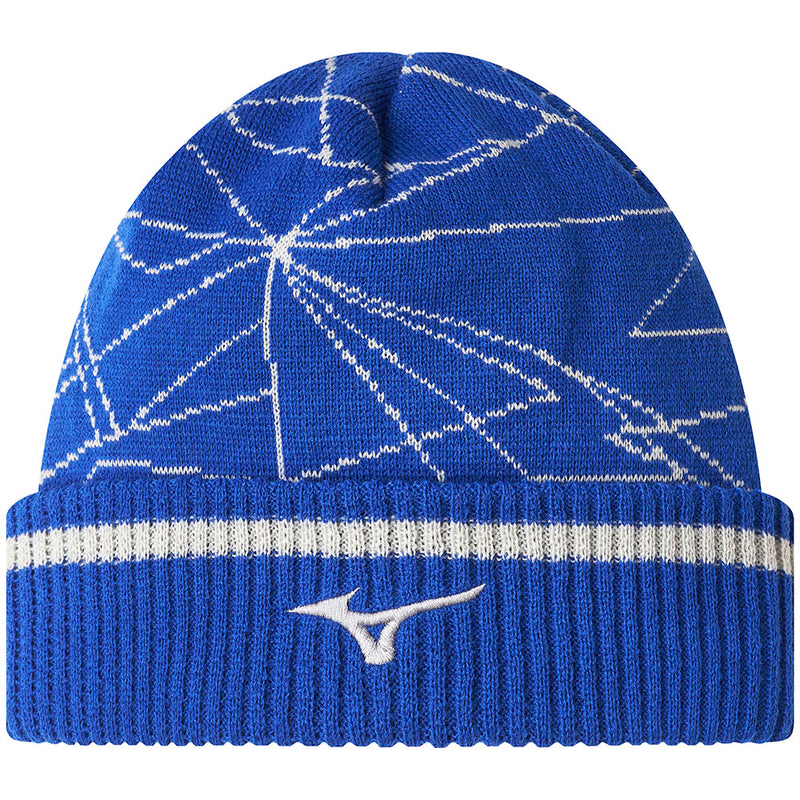 Mizuno Breath Thermo Graphic Beanie Hat - Blue
