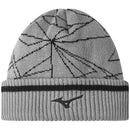 Mizuno Breath Thermo Graphic Beanie Hat - Grey