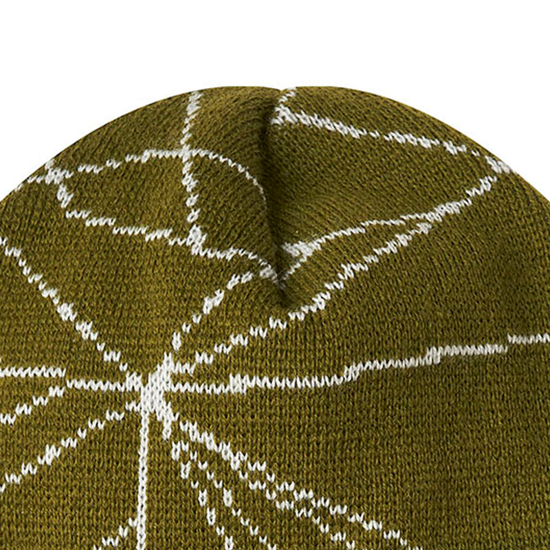 Mizuno Breath Thermo Graphic Beanie Hat - Olive