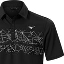 Mizuno Breath Thermo Graphic Polo Shirt - Black