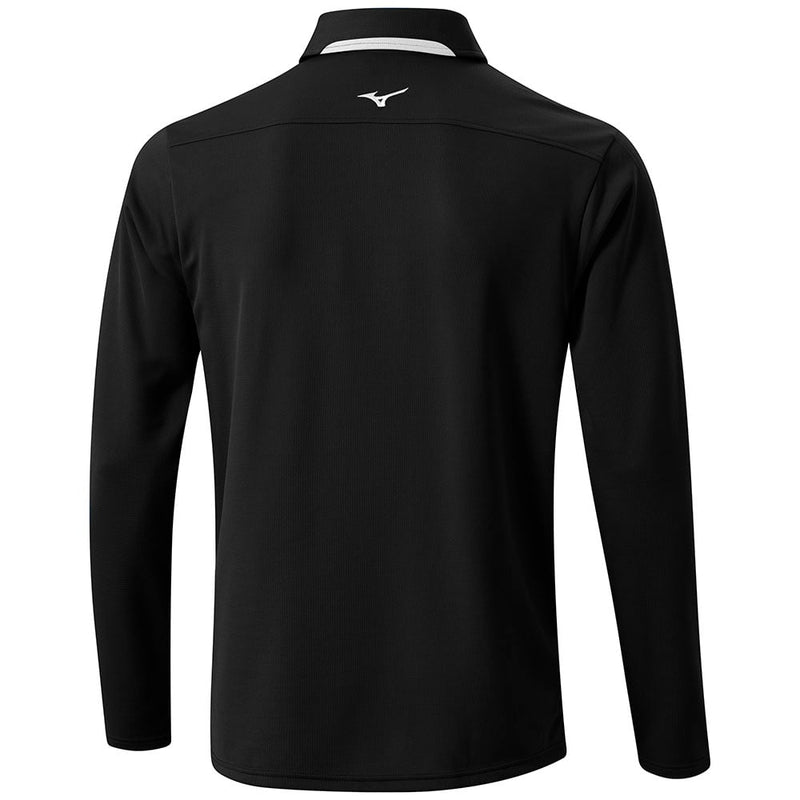 Mizuno Breath Thermo Long Sleeve Polo Shirt Black