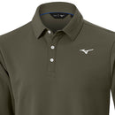 Mizuno Breath Thermo Long Sleeve Polo Shirt - Olive