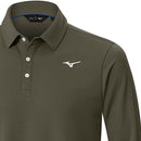 Mizuno Breath Thermo Long Sleeve Polo Shirt - Olive