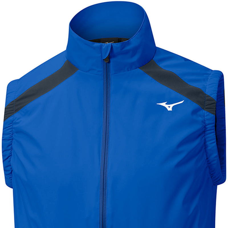 Mizuno Breath Thermo Move Tech Gilet Blue - Main Image