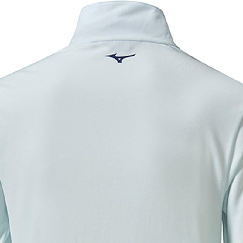 Mizuno Breath Thermo ST 1 4 Zip Pullover Light Blue