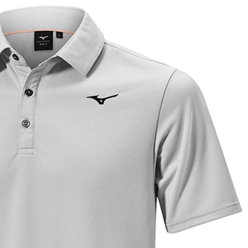 Mizuno Breath Thermo Winter Polo Shirt - Grey