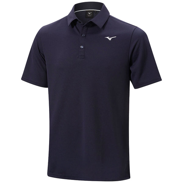 Mizuno Breath Thermo Winter Polo Shirt - Deep Navy