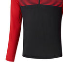 Mizuno Breeze Elite Stripe 1/4 Zip Pullover - Red