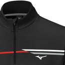 Mizuno Breeze T Stripe 1/4 Zip Pullover - Black