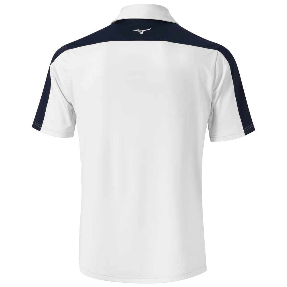 Mizuno Comp Trim Polo Shirt White