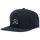 Mizuno Crossed Clubs Snapback Cap - Navy