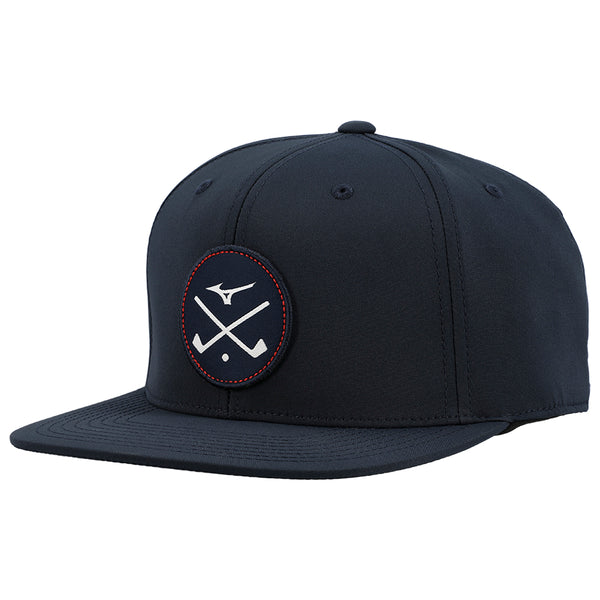 Mizuno Crossed Clubs Snapback Cap - Navy