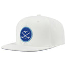 Mizuno Crossed Clubs Snapback Cap - White