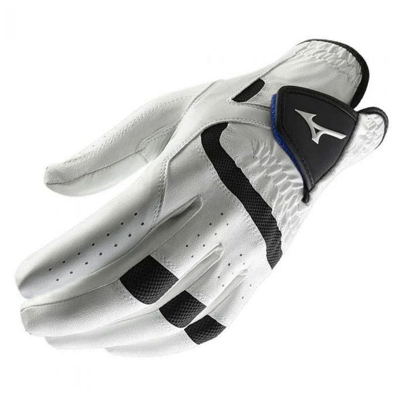 Mizuno Elite Leather Golf Glove - White - 3 Pack