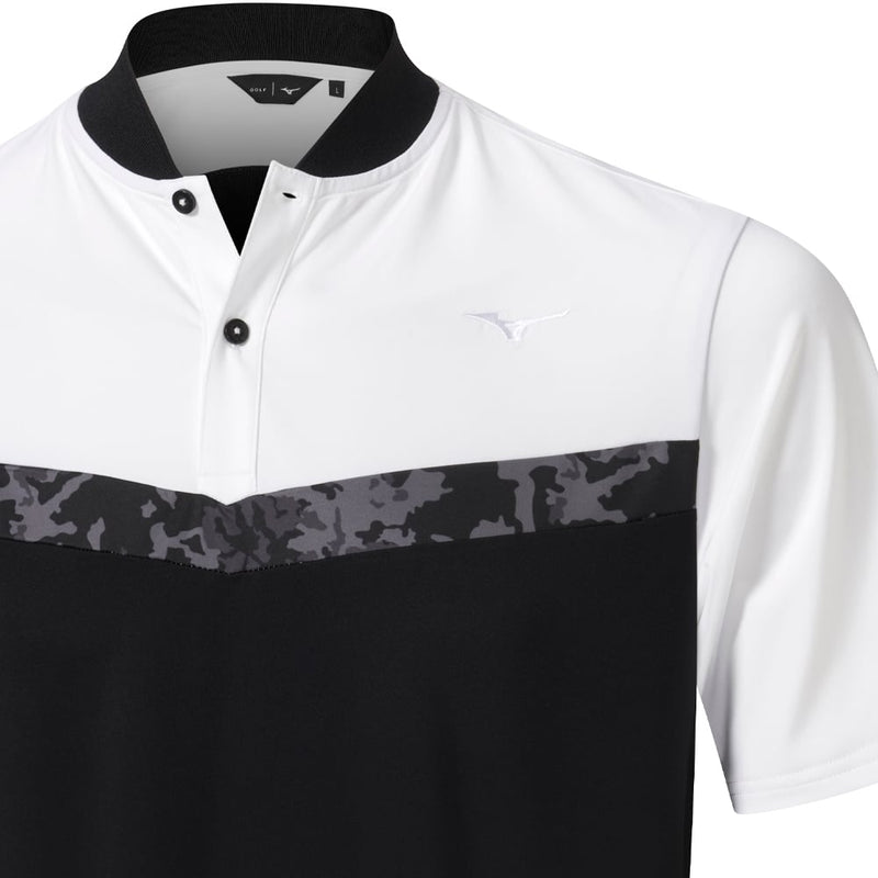 Mizuno Floral GC Polo Shirt - Black