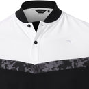 Mizuno Floral GC Polo Shirt - Black