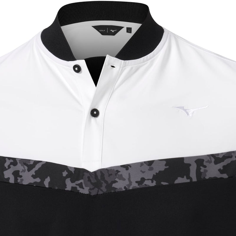 Mizuno Floral GC Polo Shirt - Black