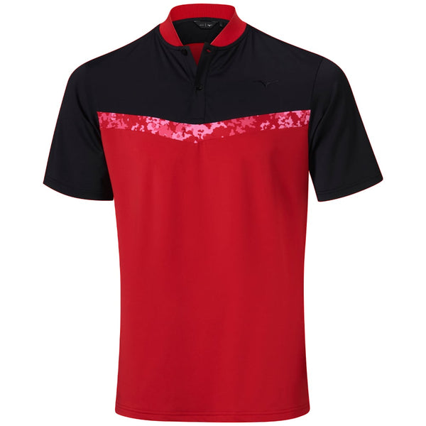Mizuno Floral GC Polo Shirt - Red