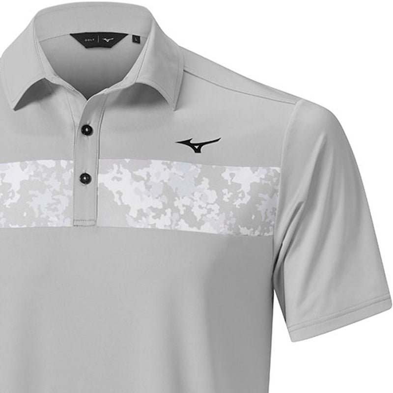 Mizuno Floral ST Polo Shirt - Grey