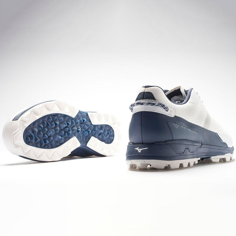 Mizuno MZU EN Gore Tex Spikeless Waterproof Shoes White Navy