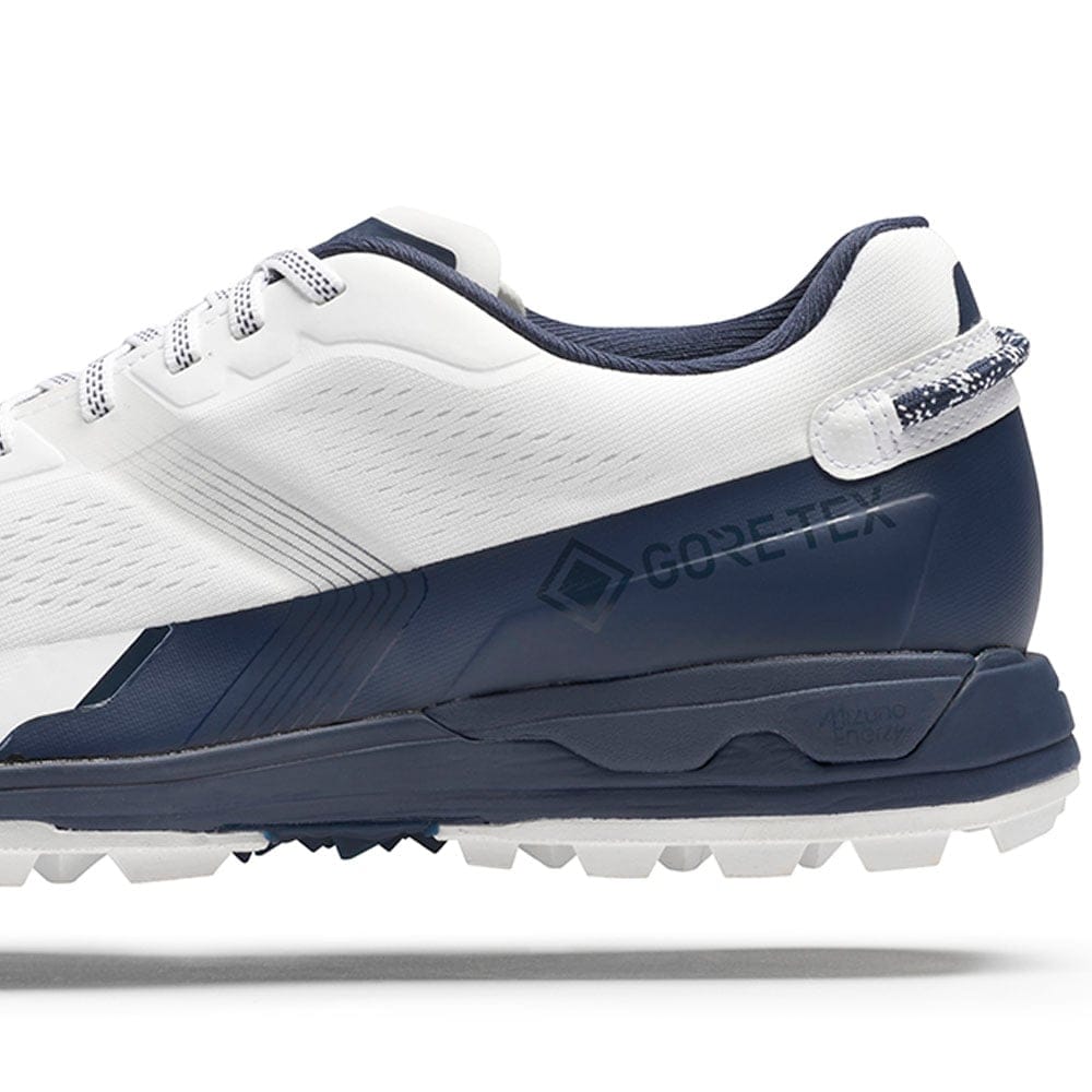 Mizuno MZU EN Gore-Tex Spikeless Waterproof Shoes - White/Navy Mizuno MZU EN Gore-Tex Spikeless Waterproof Shoes - White/Navy