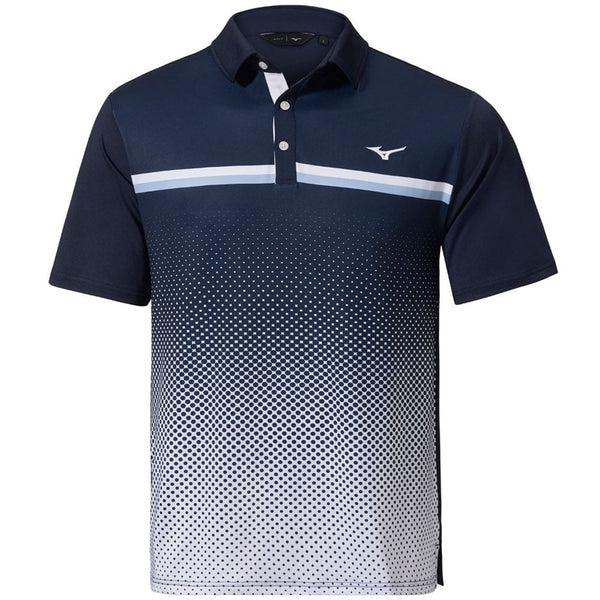 Mizuno Quick Dry Elite Gradient Polo Shirt - Deep Navy