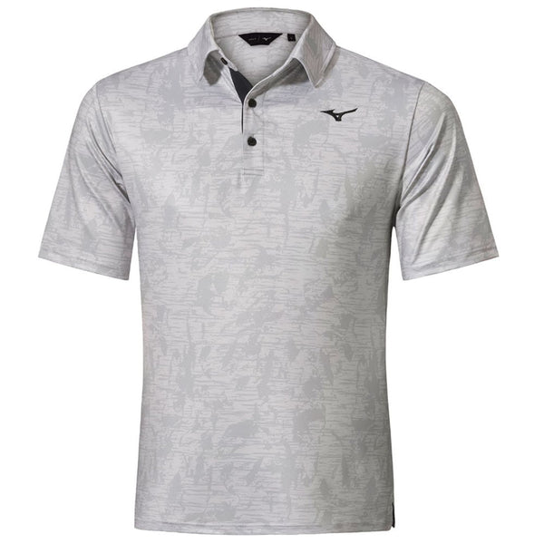 Mizuno Quick Dry Hazard Polo Shirt - Light Grey