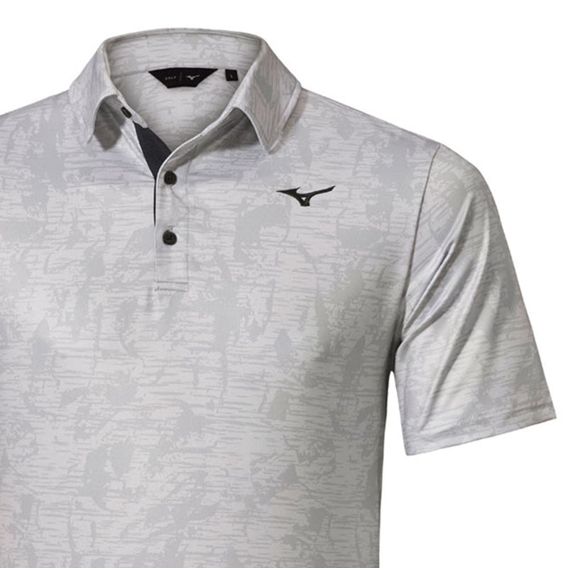 Mizuno Quick Dry Hazard Polo Shirt - Light Grey