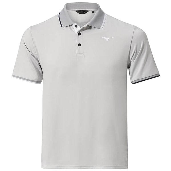 Mizuno Quick Dry Comp Plus Polo Shirt - Light Grey