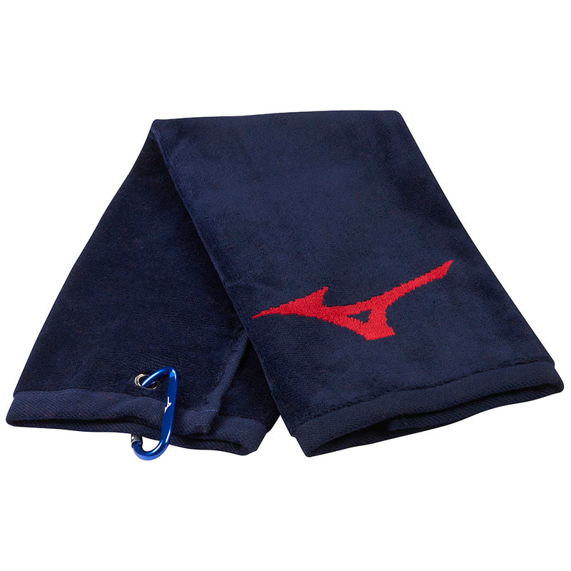 Mizuno RB Tri-Fold Towel - Navy/Red