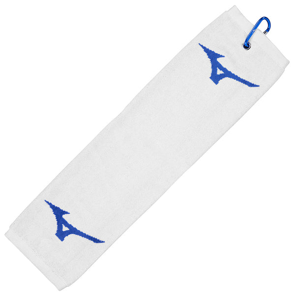 Mizuno RB Tri-Fold Towel - White/Blue