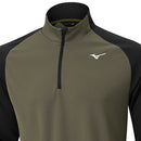 Mizuno Winter Breeze Bloc 1/4 Zip Pullover - Olive