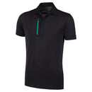 Galvin Green Morton Polo Shirt - Black/Green