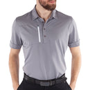 Galvin Green Morton Polo Shirt - Sharkskin/White