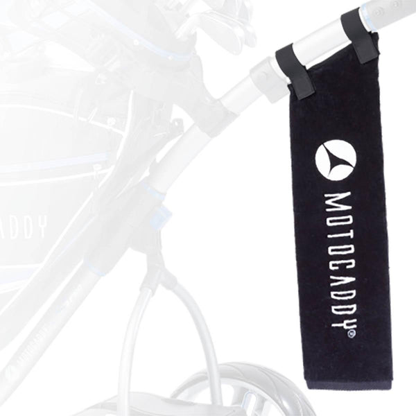 Motocaddy Deluxe Golf Trolley Towel - Black