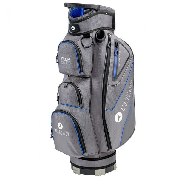 Motocaddy Club Series Cart Bag - Charcoal/Blue