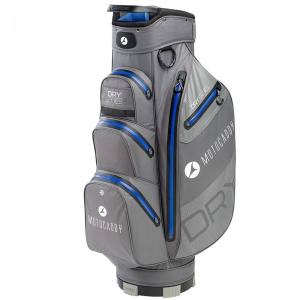 Motocaddy Dry Series Waterproof Cart Bag - Charcoal/Blue