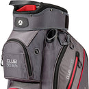 Motocaddy Club Series Cart Bag - Charcoal/Red