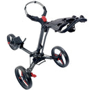 Motocaddy P1 3-Wheel Push Trolley - Black/Red