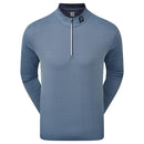 FootJoy Lightweight Microstripe Chill-Out Sweater - Navy/Lagoon