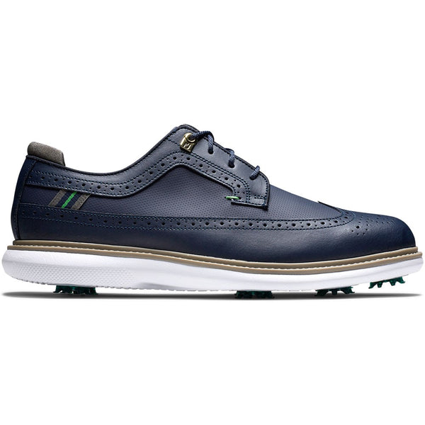 FootJoy Traditions Waterproof Spiked Shoes - Navy