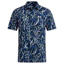 Under Armour Playoff 3.0 Printed Polo Shirt - Midnight Navy/Aegean Blue/Halo Grey