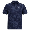 Under Armour Drive Chill Printed Polo Shirt - Midnight Navy/Halo Gray