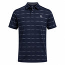 Under Armour Drive Chill Printed Polo Shirt - Midnight Navy/Blue Haze/White