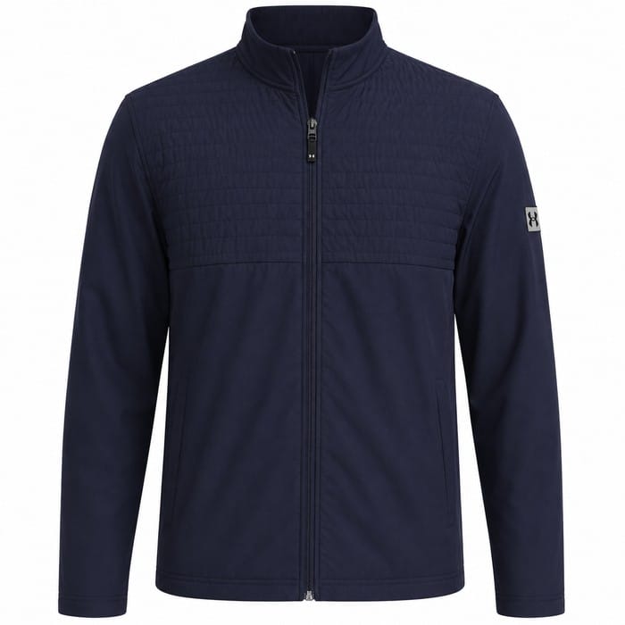 Under Armour Drive Pro Full Zip Pullover - Midnight Navy/Black