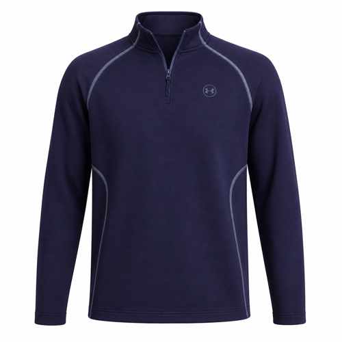 Under Armour Drive Midlayer 1/4 Zip Pullover - Midnight Navy/Downpour Grey