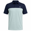 Under Armour T2G Colorblock Polo Shirt - Enamel Blue/Midnight Navy/White