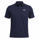 Under Armour Playoff 3.0 Printed Polo Shirt - Midnight Navy/White/White