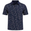 Under Armour ArmourDry Printed Polo Shirt - Midnight Navy/White/White